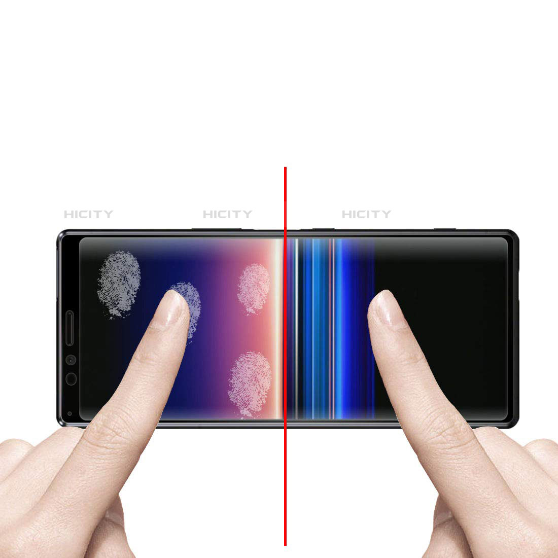 Protector de Pantalla Cristal Templado Integral para Sony Xperia XZ4 Negro