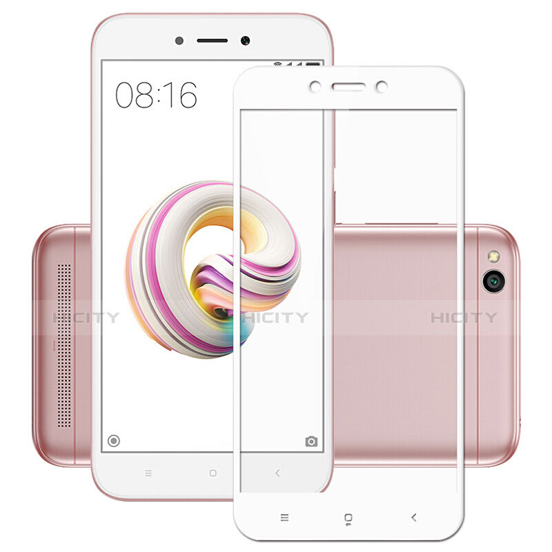 Protector de Pantalla Cristal Templado Integral para Xiaomi Redmi 5A Blanco