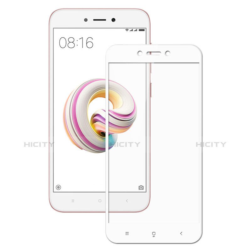 Protector de Pantalla Cristal Templado Integral para Xiaomi Redmi 5A Blanco