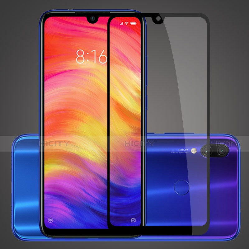 Protector de Pantalla Cristal Templado Integral para Xiaomi Redmi 7 Negro