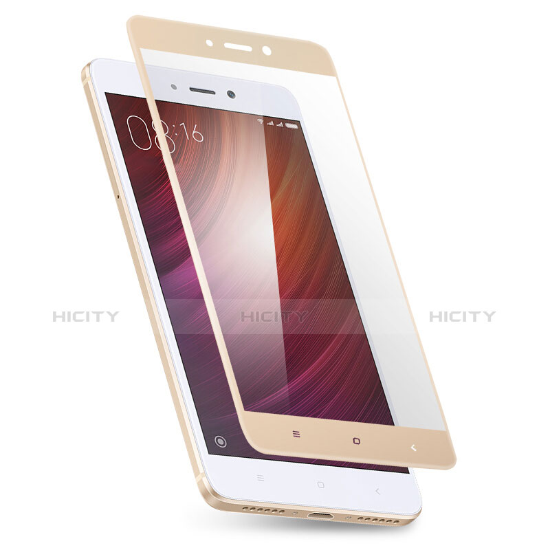 Protector de Pantalla Cristal Templado Integral para Xiaomi Redmi Note 4 Standard Edition Oro