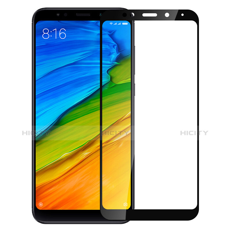 Protector de Pantalla Cristal Templado Integral para Xiaomi Redmi Note 5 Indian Version Negro