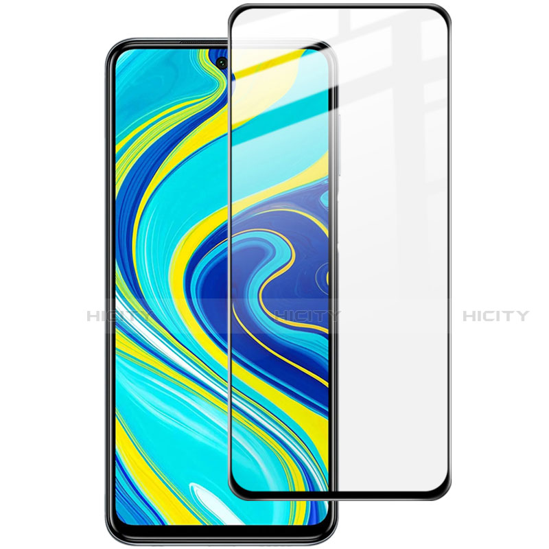 Protector de Pantalla Cristal Templado Integral para Xiaomi Redmi Note 9 Pro Max Negro