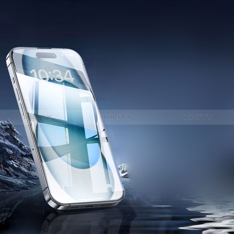 Protector de Pantalla Cristal Templado Integral U07 para Apple iPhone 15 Pro Max Negro