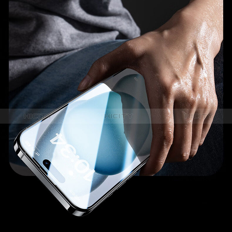 Protector de Pantalla Cristal Templado Integral U09 para Apple iPhone 14 Pro Negro