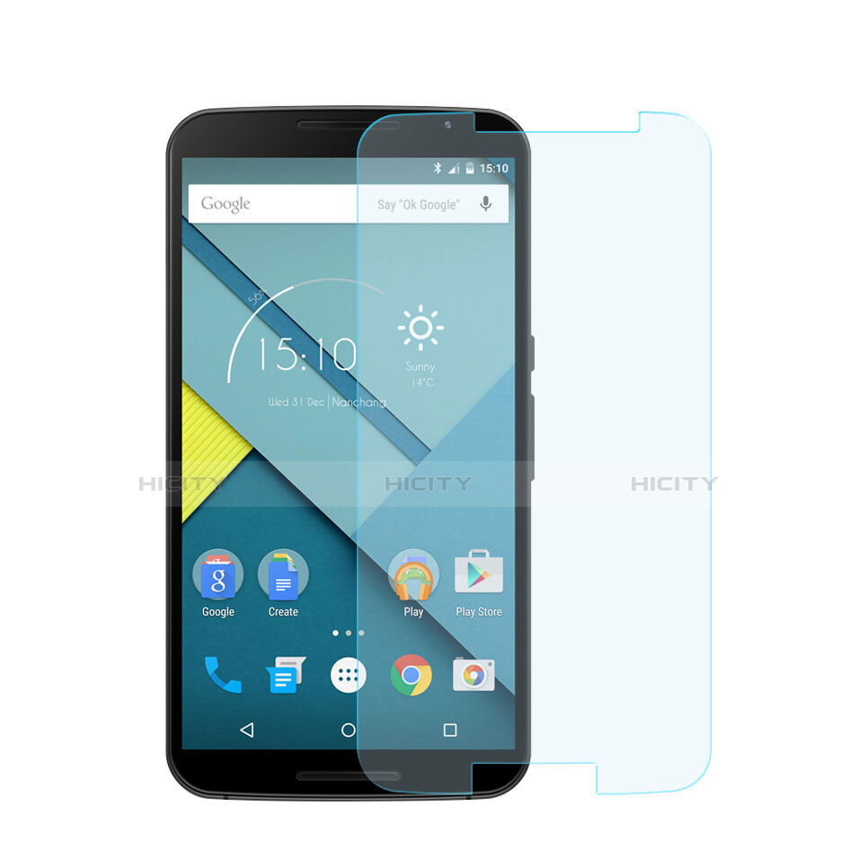 Protector de Pantalla Cristal Templado para Google Nexus 6 Claro