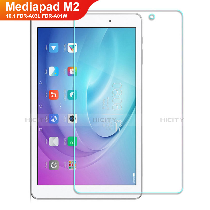 Protector de Pantalla Cristal Templado para Huawei MediaPad M2 10.1 FDR-A03L FDR-A01W Claro