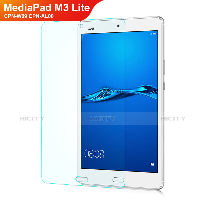 Protector de Pantalla Cristal Templado para Huawei MediaPad M3 Lite 8.0 CPN-W09 CPN-AL00 Claro