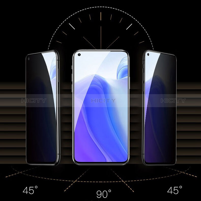 Protector de Pantalla Cristal Templado Privacy para Xiaomi Redmi Note 9T 5G Claro