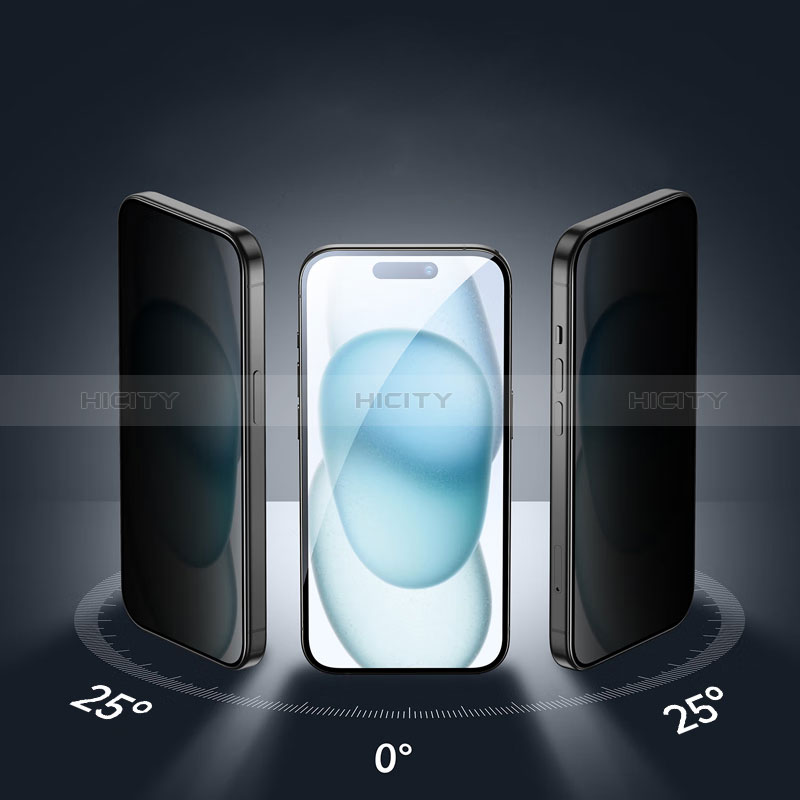 Protector de Pantalla Cristal Templado Privacy S01 para Apple iPhone 15 Claro
