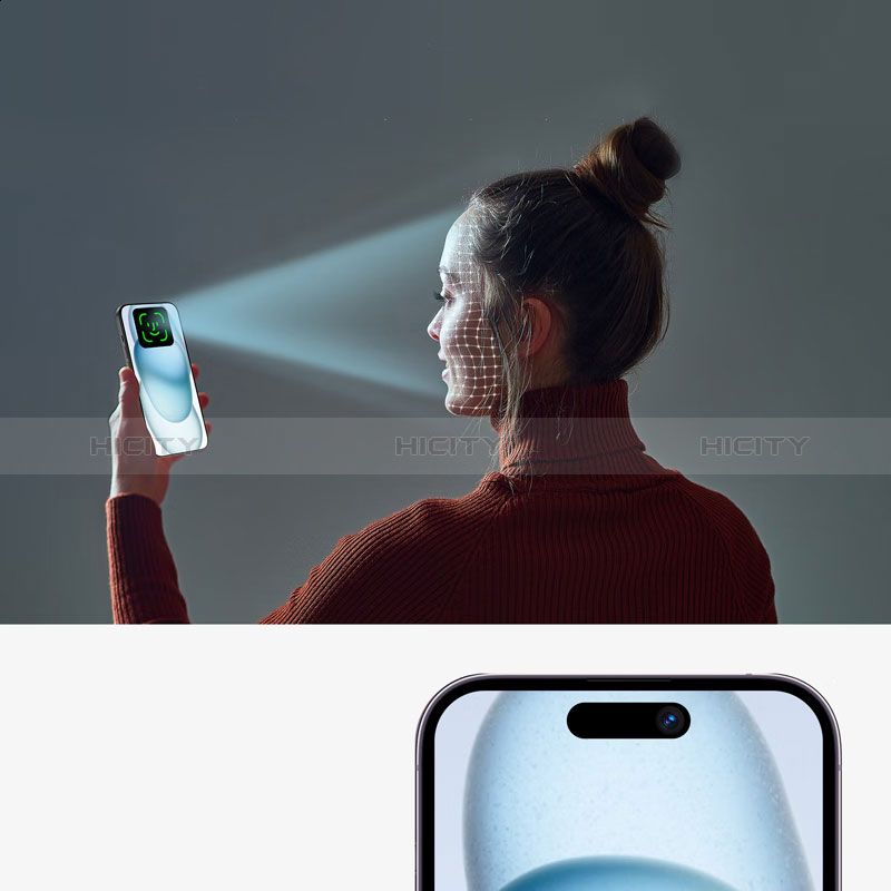 Protector de Pantalla Cristal Templado Privacy S01 para Apple iPhone 15 Plus Claro