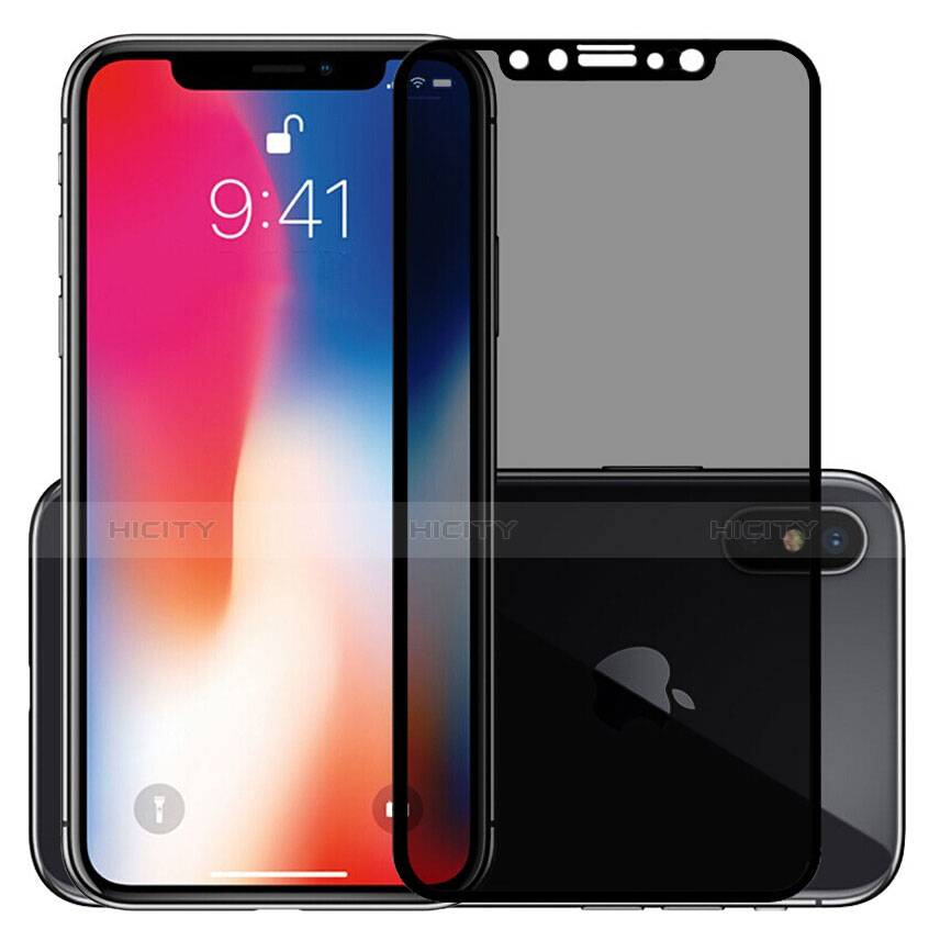 Protector de Pantalla Cristal Templado Privacy S01 para Apple iPhone Xs Claro