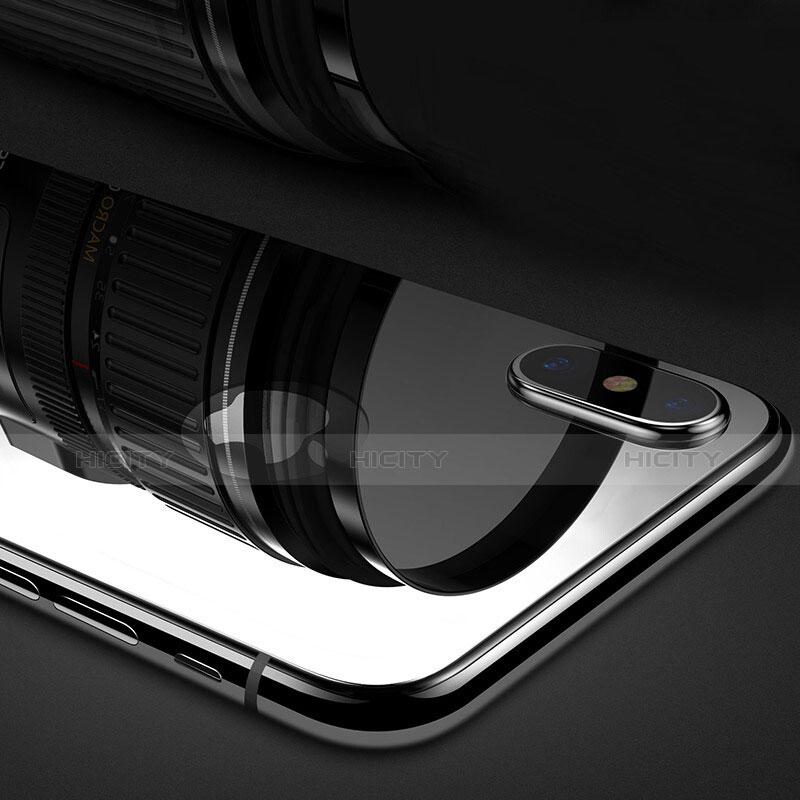 Protector de Pantalla Cristal Templado Trasera B02 para Apple iPhone Xs Max Negro