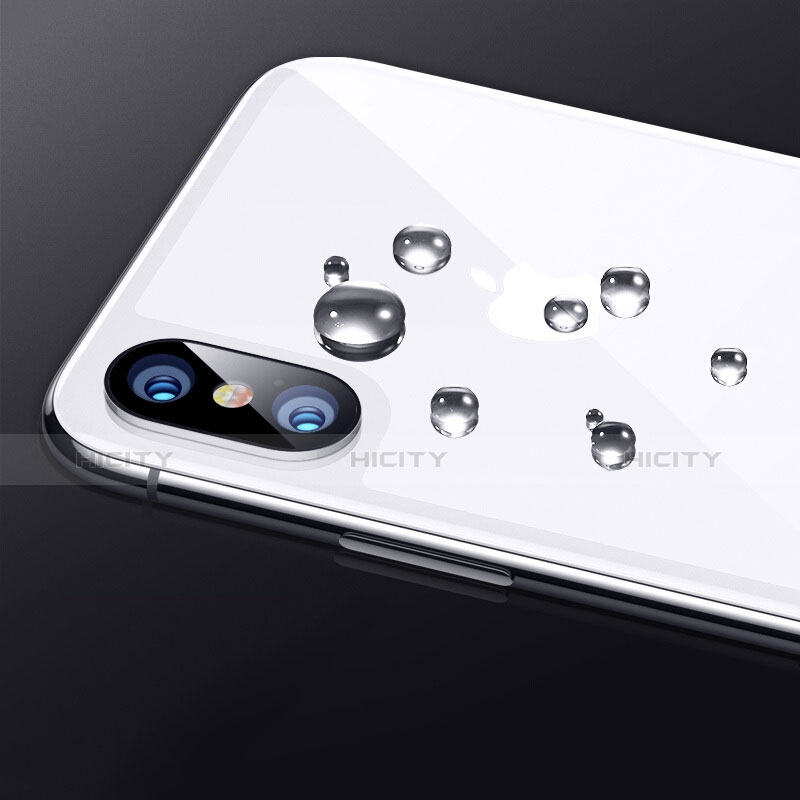 Protector de Pantalla Cristal Templado Trasera B09 para Apple iPhone Xs Blanco