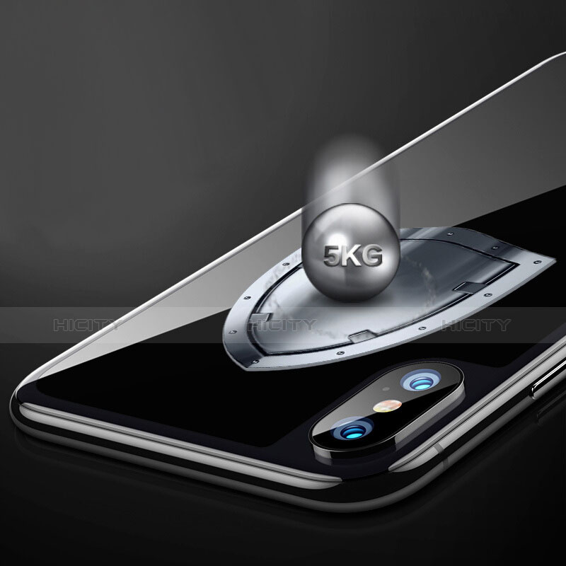 Protector de Pantalla Cristal Templado Trasera B09 para Apple iPhone Xs Max Negro