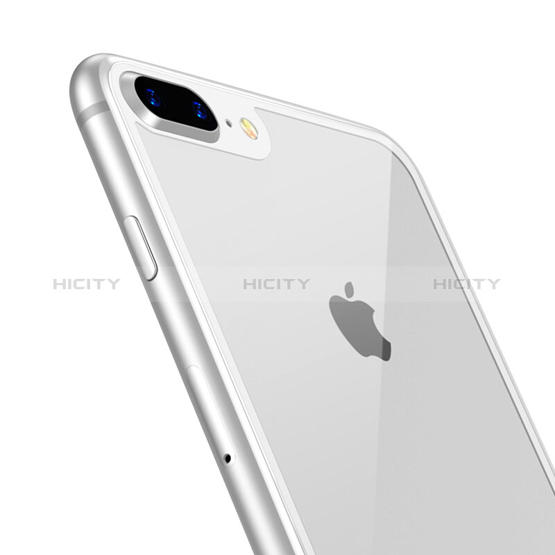 Protector de Pantalla Cristal Templado Trasera D01 para Apple iPhone 7 Plus Blanco
