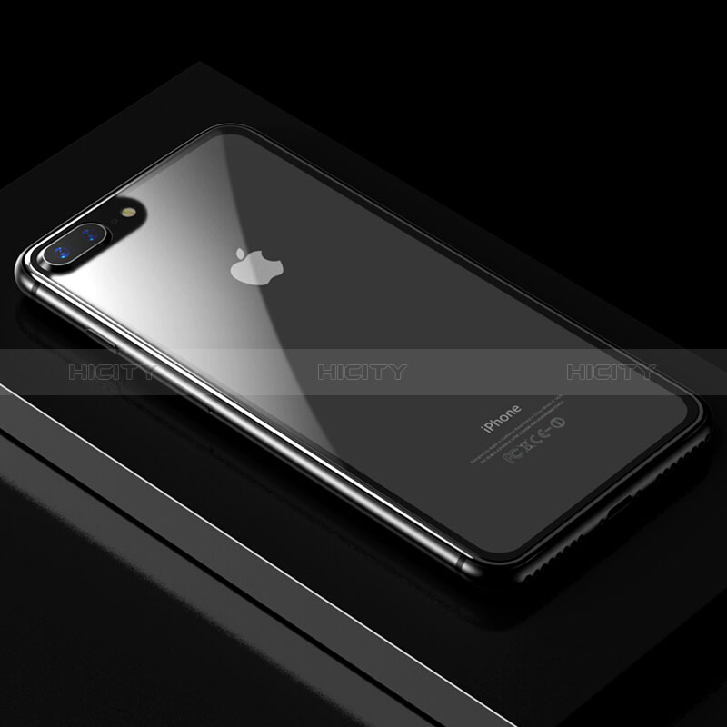 Protector de Pantalla Cristal Templado Trasera D01 para Apple iPhone 7 Plus Negro