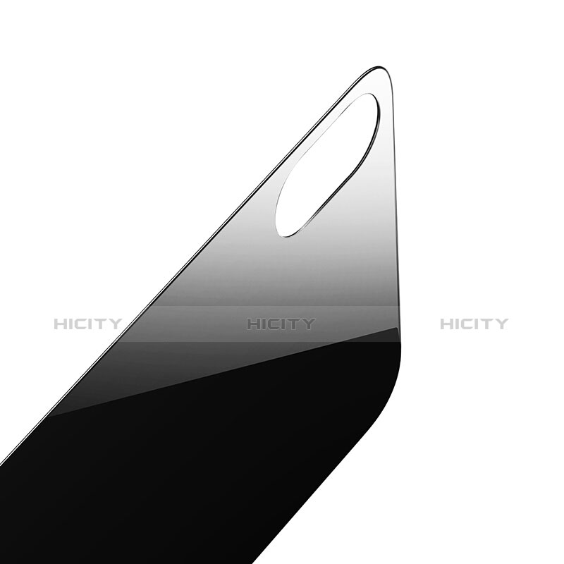 Protector de Pantalla Cristal Templado Trasera para Apple iPhone Xs Max Negro