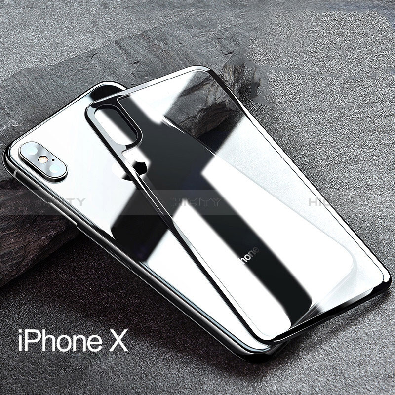 Protector de Pantalla Cristal Templado Trasera Z01 para Apple iPhone Xs Negro