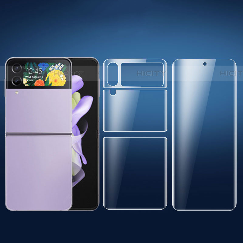 Protector de Pantalla Ultra Clear Frontal y Trasera C02 para Samsung Galaxy Z Flip4 5G Claro