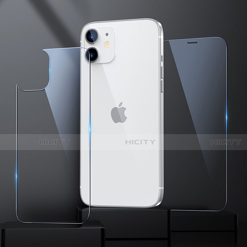 Protector de Pantalla Ultra Clear Frontal y Trasera Cristal Templado para Apple iPhone 12 Mini Claro