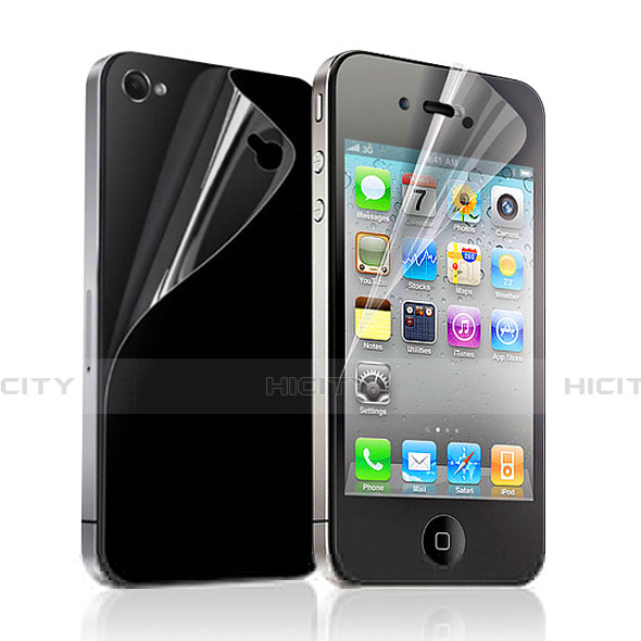 Protector de Pantalla Ultra Clear Frontal y Trasera para Apple iPhone 4 Claro