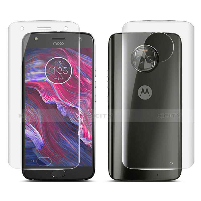 Protector de Pantalla Ultra Clear Frontal y Trasera para Motorola Moto X4 Claro