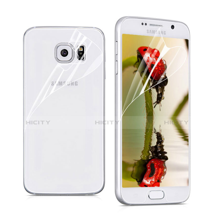 Protector de Pantalla Ultra Clear Frontal y Trasera para Samsung Galaxy S6 SM-G920 Claro