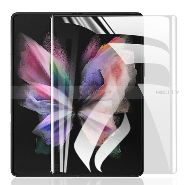 Protector de Pantalla Ultra Clear Frontal y Trasera S06 para Samsung Galaxy Z Fold3 5G Claro