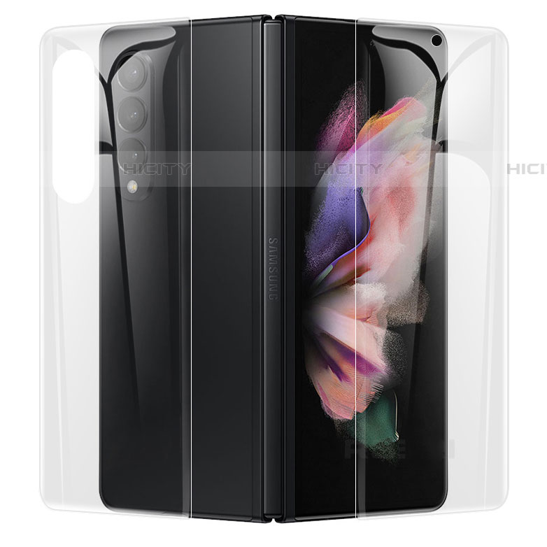 Protector de Pantalla Ultra Clear Frontal y Trasera S06 para Samsung Galaxy Z Fold4 5G Claro