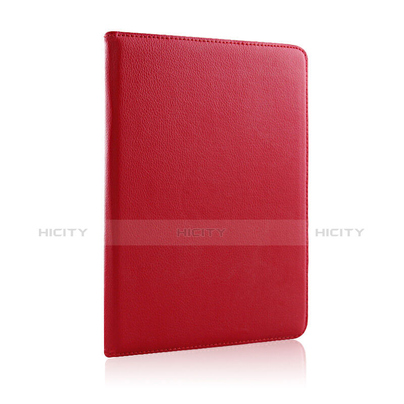 Rotating Stands Flip Leather Case para Apple iPad Air 2 Rojo