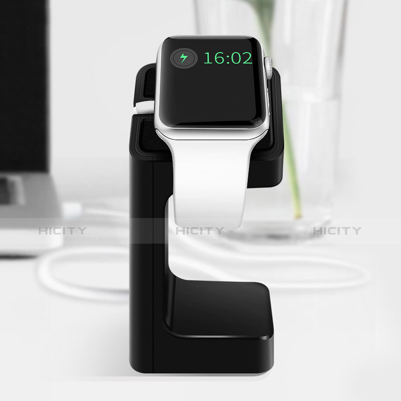 Soporte Dock Base Charging de Carga Cargador C04 para Apple iWatch 3 38mm Negro