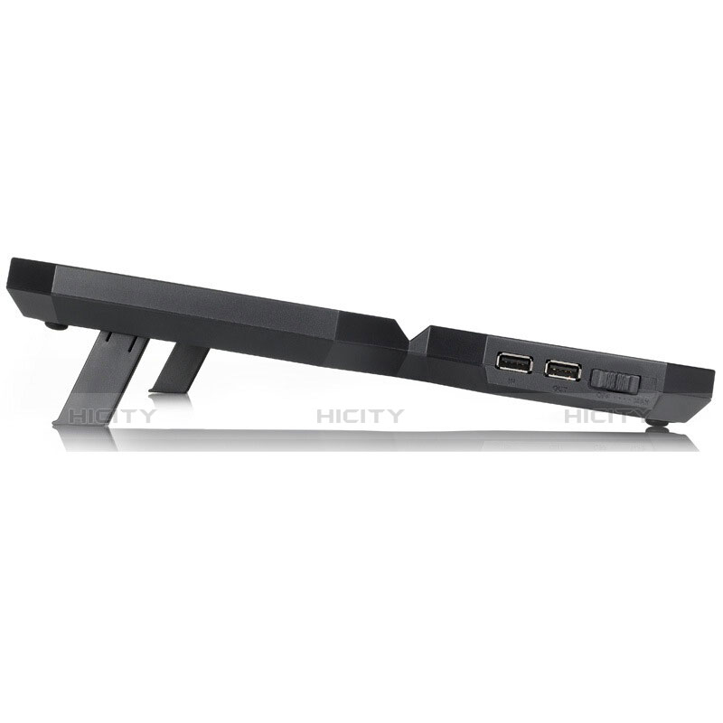 Soporte Ordenador Portatil Refrigeracion USB Ventilador 9 Pulgadas a 16 Pulgadas Universal M06 para Apple MacBook Air 13 pulgadas Negro
