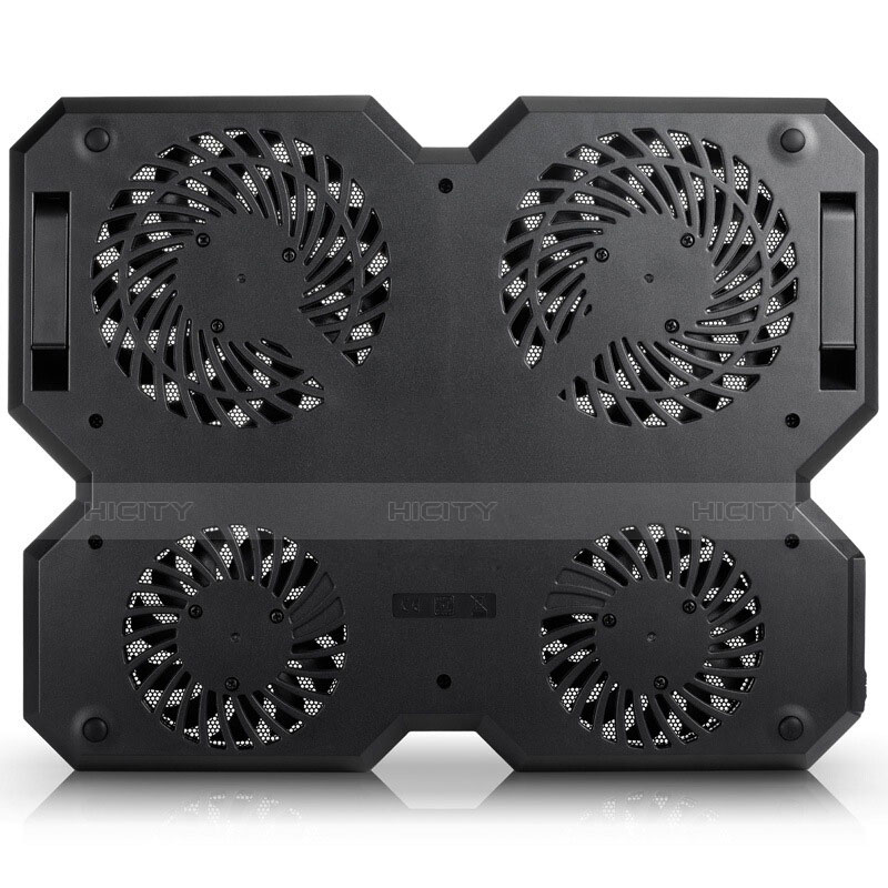 Soporte Ordenador Portatil Refrigeracion USB Ventilador 9 Pulgadas a 16 Pulgadas Universal M06 para Huawei Honor MagicBook 14 Negro