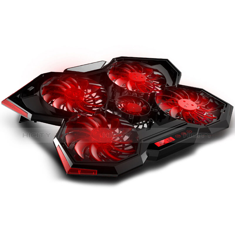 Soporte Ordenador Portatil Refrigeracion USB Ventilador 9 Pulgadas a 16 Pulgadas Universal M12 para Apple MacBook Air 13 pulgadas Negro