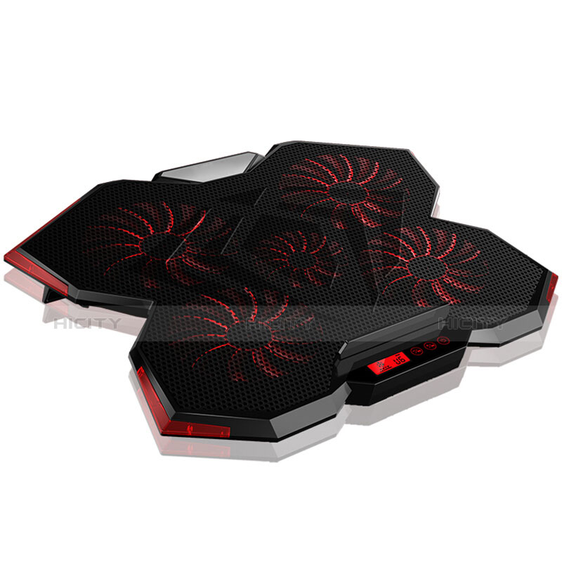 Soporte Ordenador Portatil Refrigeracion USB Ventilador 9 Pulgadas a 16 Pulgadas Universal M12 para Apple MacBook Air 13 pulgadas Negro