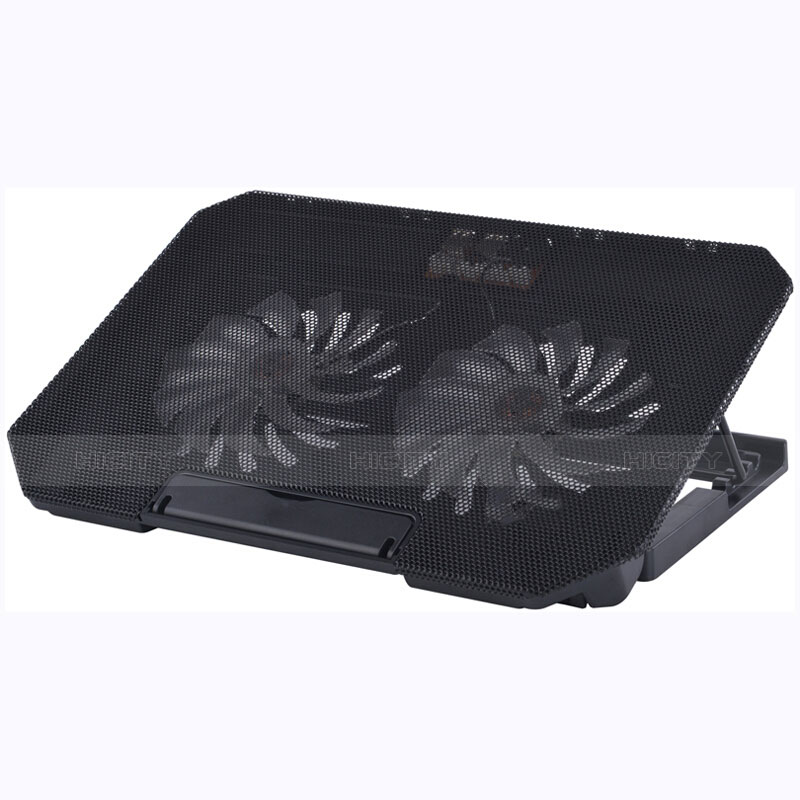 Soporte Ordenador Portatil Refrigeracion USB Ventilador 9 Pulgadas a 16 Pulgadas Universal M16 para Apple MacBook Pro 13 pulgadas Negro