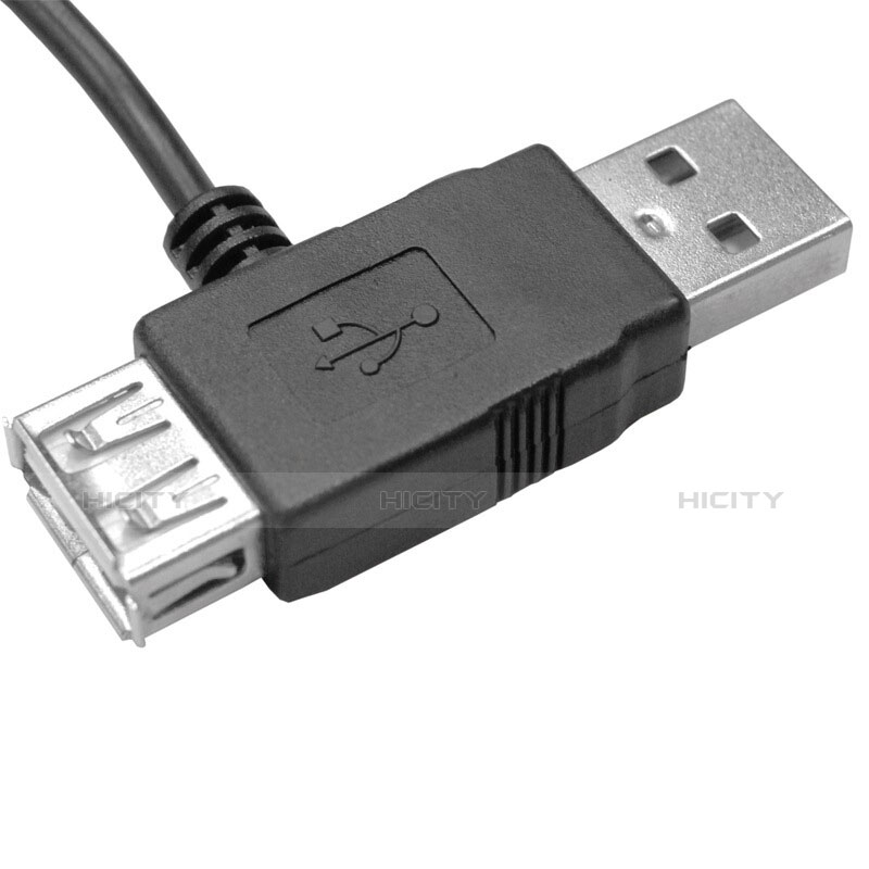 Soporte Ordenador Portatil Refrigeracion USB Ventilador 9 Pulgadas a 16 Pulgadas Universal M24 para Apple MacBook 12 pulgadas Negro