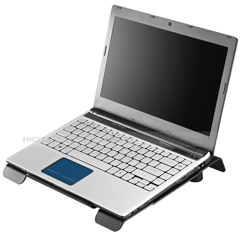 Soporte Ordenador Portatil Refrigeracion USB Ventilador 9 Pulgadas a 16 Pulgadas Universal M24 para Huawei MateBook 13 (2020) Negro