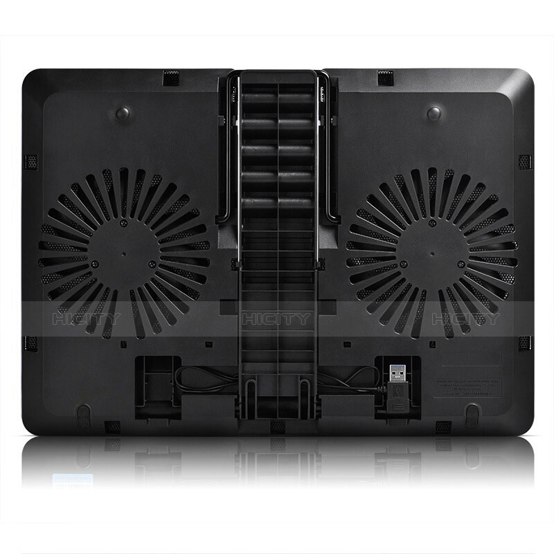 Soporte Ordenador Portatil Refrigeracion USB Ventilador 9 Pulgadas a 16 Pulgadas Universal M25 para Apple MacBook Air 13 pulgadas Negro