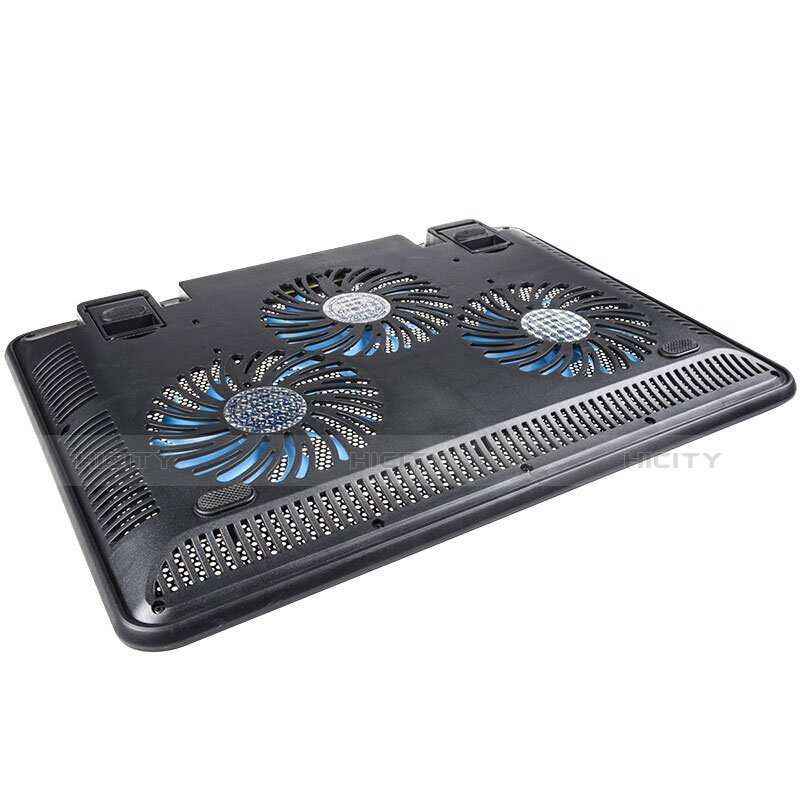 Soporte Ordenador Portatil Refrigeracion USB Ventilador 9 Pulgadas a 17 Pulgadas Universal L04 para Huawei MateBook D14 (2020) Negro