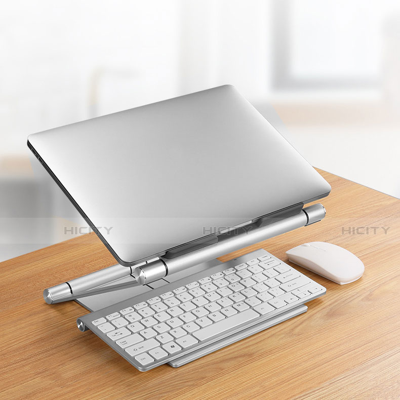 Soporte Ordenador Portatil Universal K01 para Apple MacBook Pro 13 pulgadas Plata