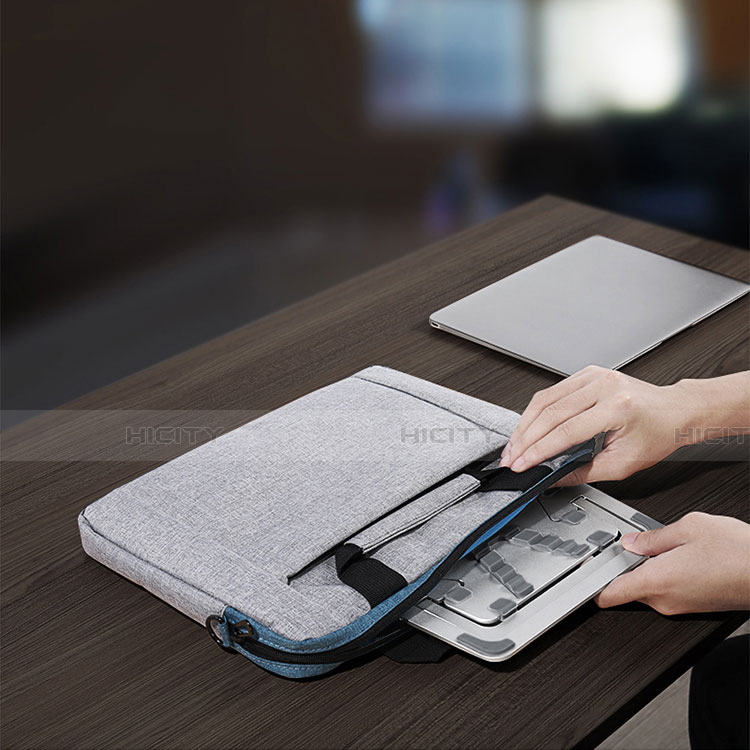 Soporte Ordenador Portatil Universal K03 para Samsung Galaxy Book S 13.3 SM-W767 Plata