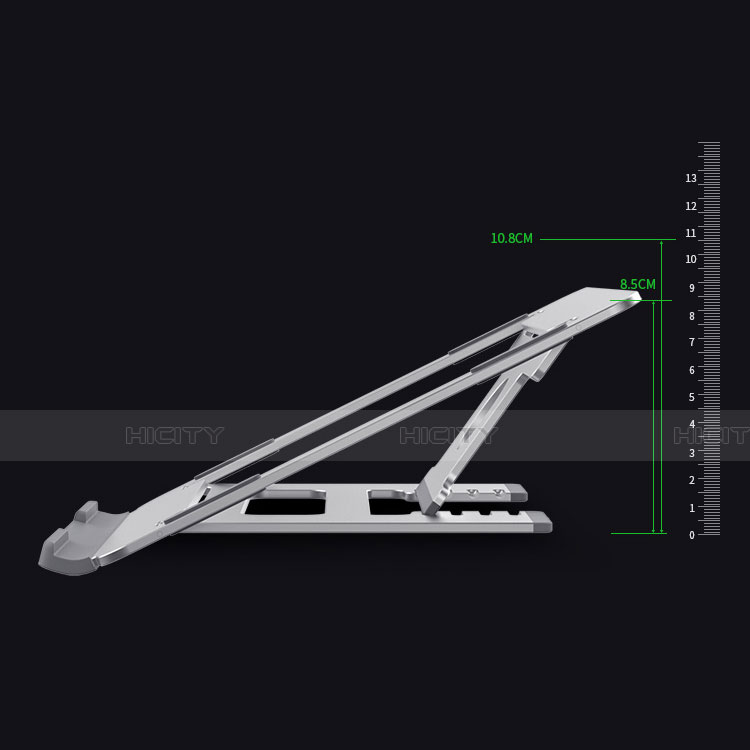 Soporte Ordenador Portatil Universal K06 para Apple MacBook Pro 13 pulgadas (2020) Gris Oscuro