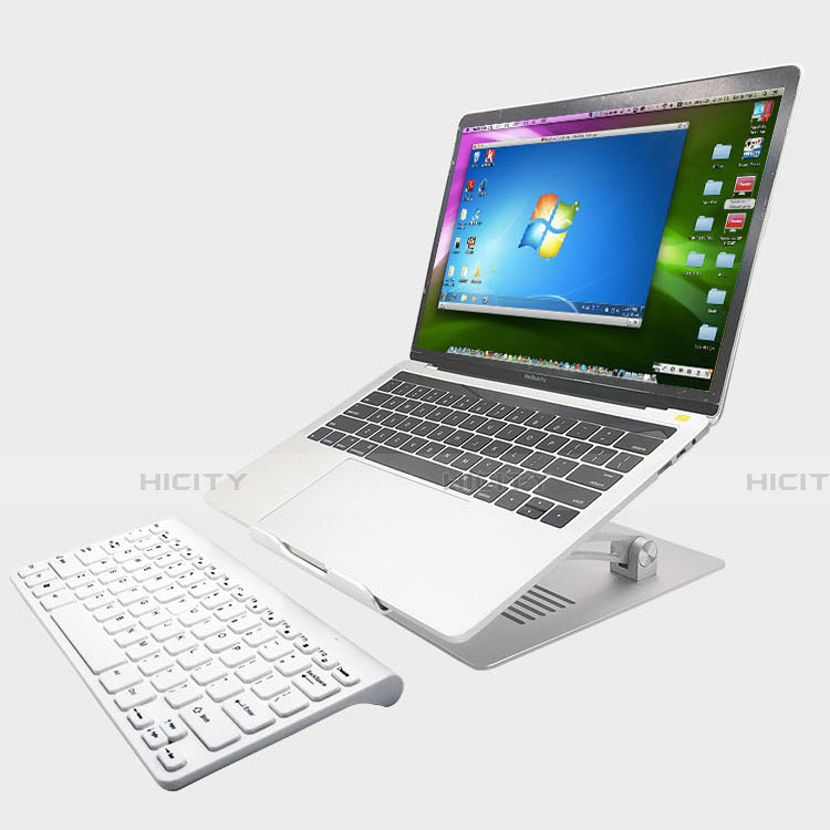 Soporte Ordenador Portatil Universal K08 para Apple MacBook Pro 13 pulgadas Plata