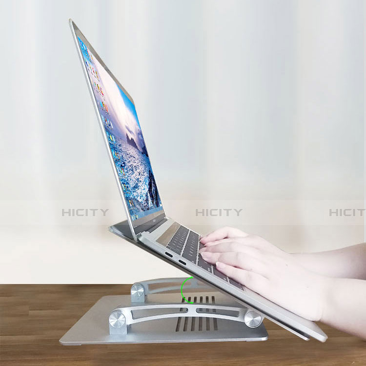 Soporte Ordenador Portatil Universal K08 para Apple MacBook Pro 13 pulgadas Retina Plata