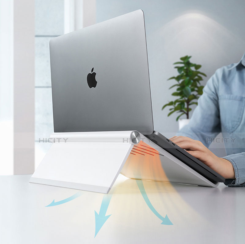 Soporte Ordenador Portatil Universal K11 para Apple MacBook Air 11 pulgadas Plata