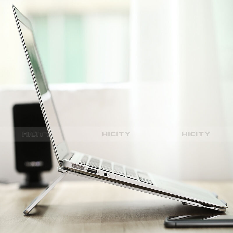Soporte Ordenador Portatil Universal S03 para Apple MacBook Air 13.3 pulgadas (2018) Plata
