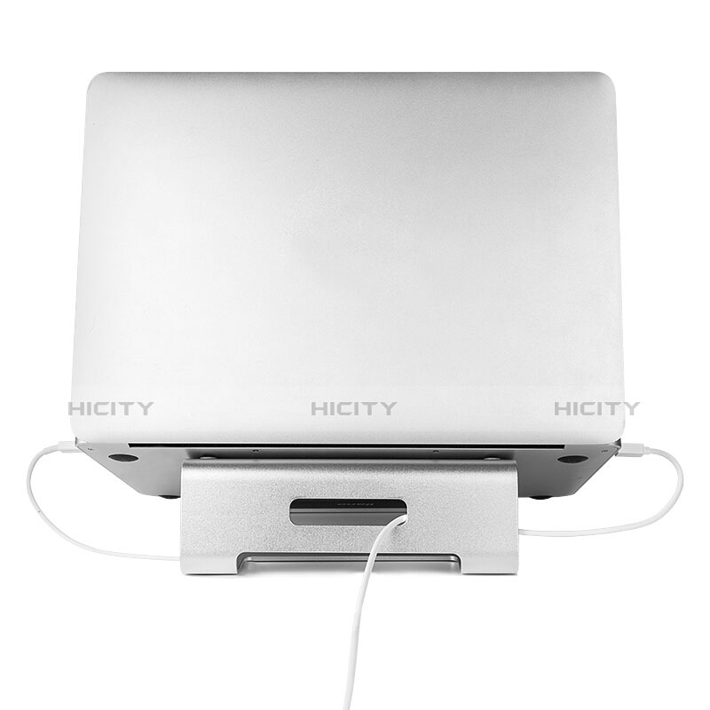 Soporte Ordenador Portatil Universal S05 para Apple MacBook 12 pulgadas Plata