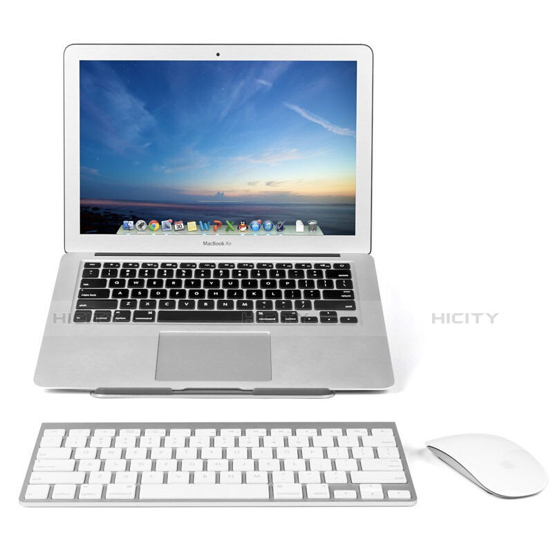 Soporte Ordenador Portatil Universal S05 para Apple MacBook Pro 13 pulgadas Plata